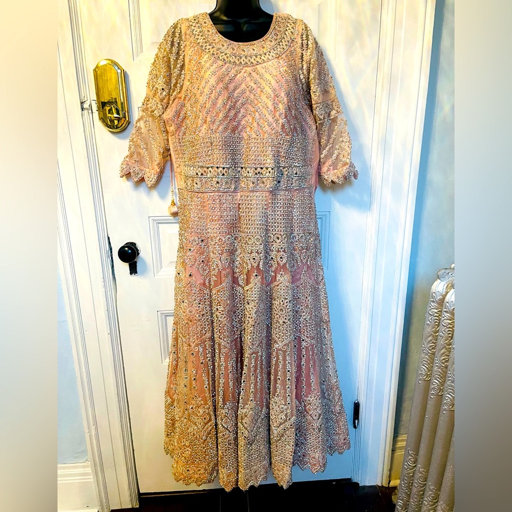 Indian Bridal Dress Pink size 46/48